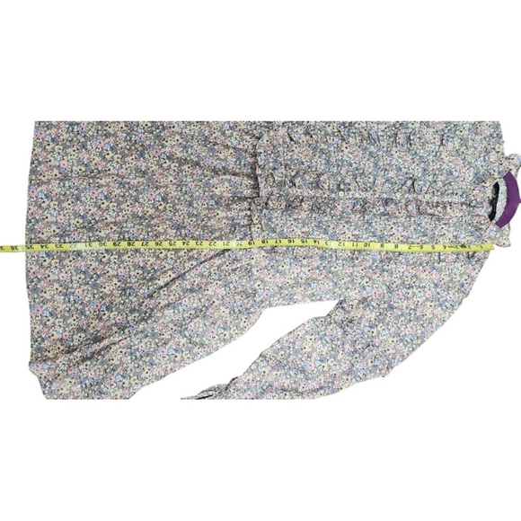 Walter Baker Women's Adriana Long Sleeve Floral Dress Boho style Size  10 - Picture 9 of 13